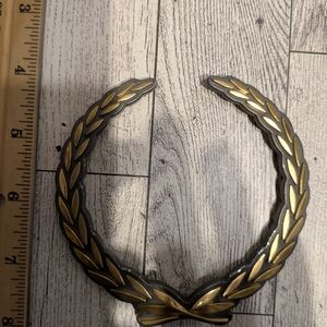 Cadillac Gold and Black Car  Emblem